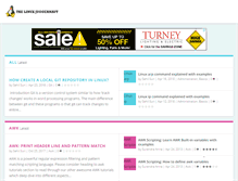 Tablet Screenshot of linuxnix.com